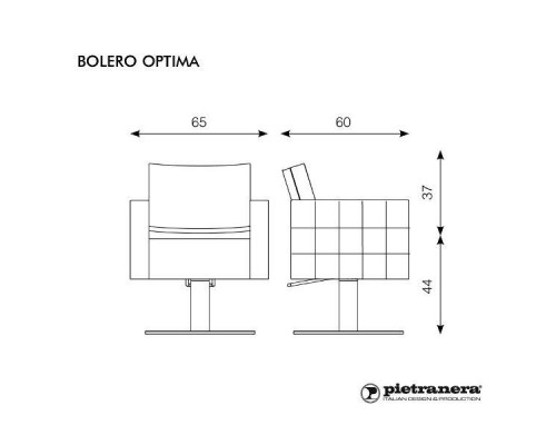 Кресло парикмахерское BOLERO OPTIMA